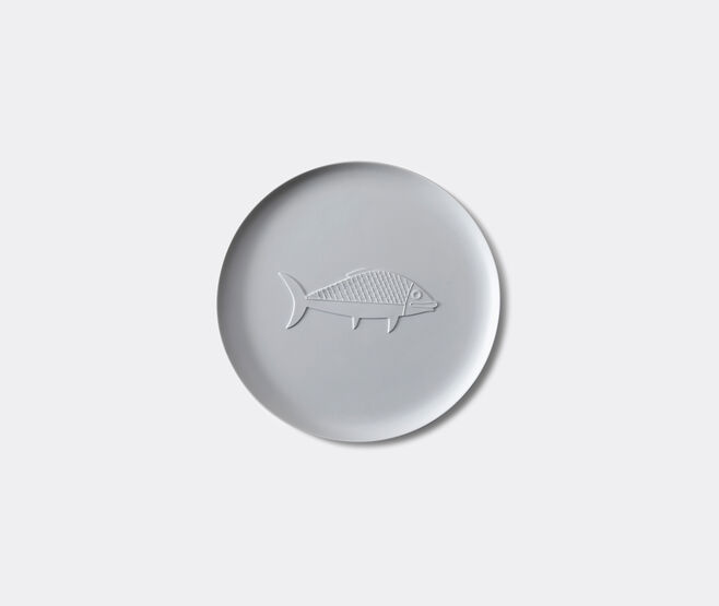 Cassina 'Collection Chandigarh, Poisson', round porcelain tray WHITE CASS21ROU343WHI