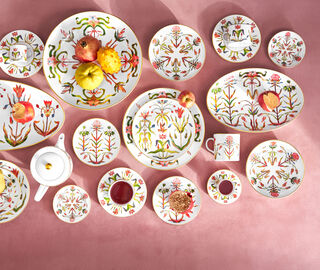 L'Objet 'Grand Tour' small dish, multicolor MULTICOLOUR LOBJ26GRA111MUL