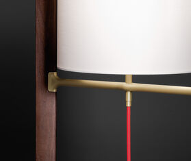 Poltrona Frau &#39;Fidelio&#39; floor lamp BROWN POFR20FID246BRW