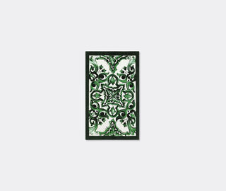 Dolce&amp;Gabbana Casa 'Maiolica' beach towel, green GREEN DGCA25BEA914GRN