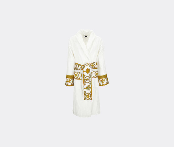 Versace 'I Love Baroque' bathrobe, white
