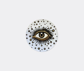 Les-Ottomans &#39;Eye&#39; dinner plate, white MULTICOLOUR OTTO24WHI846MUL