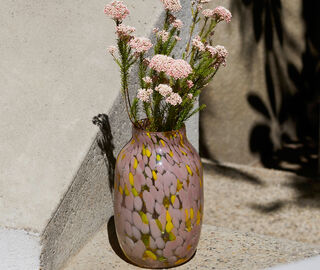 Hay 'Splash' round vase, large, pink and yellow MULTICOLOUR HAY122SPL969MUL