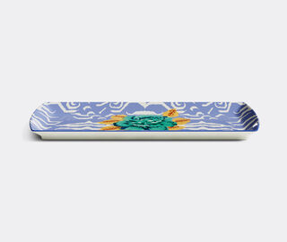 Lisa Corti 'Indian Tiger' tray, lilac multicolor LILAC LICO25REC602LIL