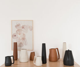 Syzygy 'Novah' pitcher, tall, white IVORY SYZY20NOV049WHI