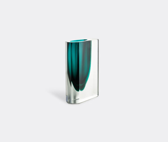 Venini 'Octagono' vase, aquamarine green