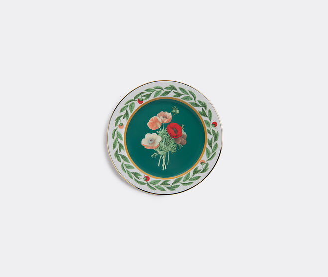 La DoubleJ 'Posie' dessert plates, set of two GREEN LADJ19POS831GRN
