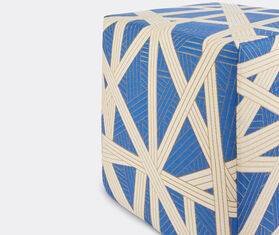 Missoni 'Nastri' pouf cube, blue BLUE MIHO23NAS003MUL