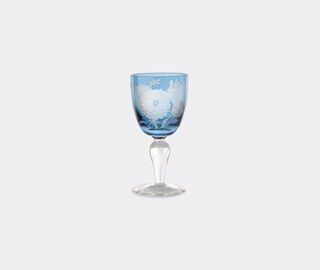 POLSPOTTEN 'Peony' wine glass, set of six MULTICOLOUR POLS22WIN374MUL