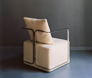 Marta Sala &Eacute;ditions 'P6 Silla' armchair SILVER MSED18SIL657SIL
