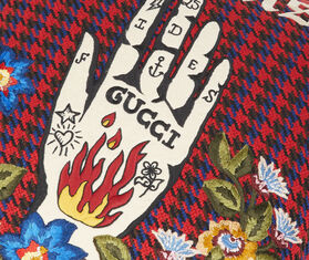 Gucci 'Hypnotism Hand' cushion MULTICOLOUR GUCC22CUS345MUL