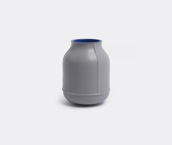 Bitossi Ceramiche 'Barrel' vase, small Grey, Blue ${masterID}
