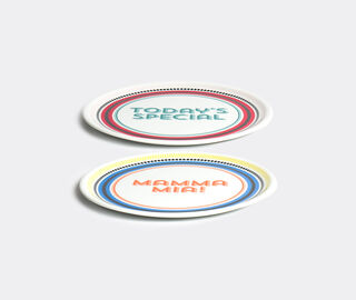Bitossi Home Assorted pizza plates, set of six MULTICOLOUR BIHO22SET950MUL
