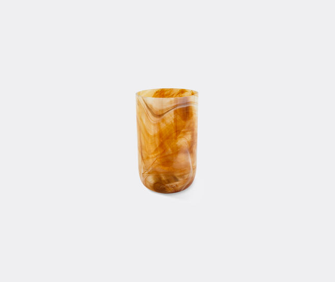 POLSPOTTEN 'Marbled Glass' vase, medium, beige BEIGE POLS25VAS243BEI