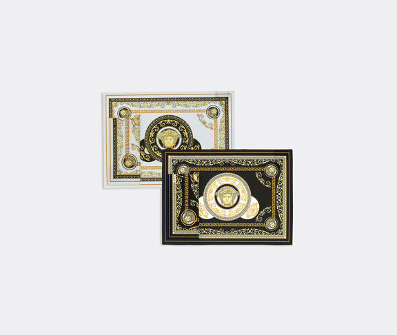 Versace 'Medusa Amplified' napkin and placemat, set of two, multicolor undefined ${masterID}