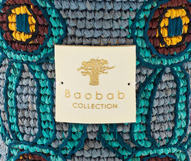 Baobab Collection 'Doany Ikaloy' candle, medium BLUE BAOB24DOA283BLU