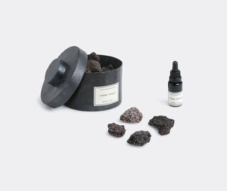 Mad et Len 'D'Apothicaire' pot pourri totem, Ambre nobile BLACK MALE15POT418BLK