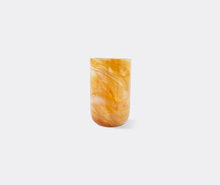 POLSPOTTEN 'Marbled Glass' vase, medium, beige BEIGE POLS25VAS243BEI