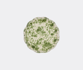 Cabana 'Speckled' dinner plate, green and white GREEN CABA23SPE644GRN