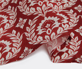 La DoubleJ &#39;Bordeaux Garland&#39; large napkin, set of two BURGUNDY LADJ23LAR550RED