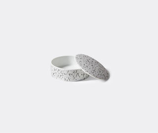 Cassina 'Post Scriptum' circle container, white WHITE CASS22POS041MUL