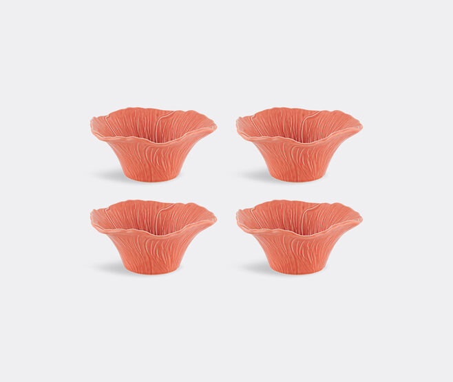 Bordallo Pinheiro 'Maria Flor' dessert bowl, set of four, orange MULTICOLOR BOPI26MAR910MUL