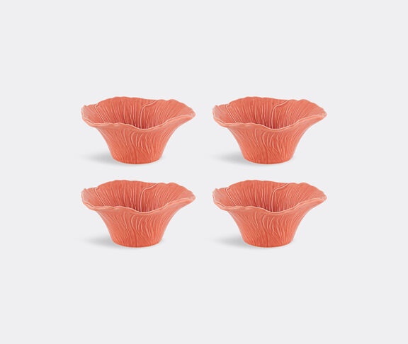 Bordallo Pinheiro 'Maria Flor' dessert bowl, set of four, orange undefined ${masterID}