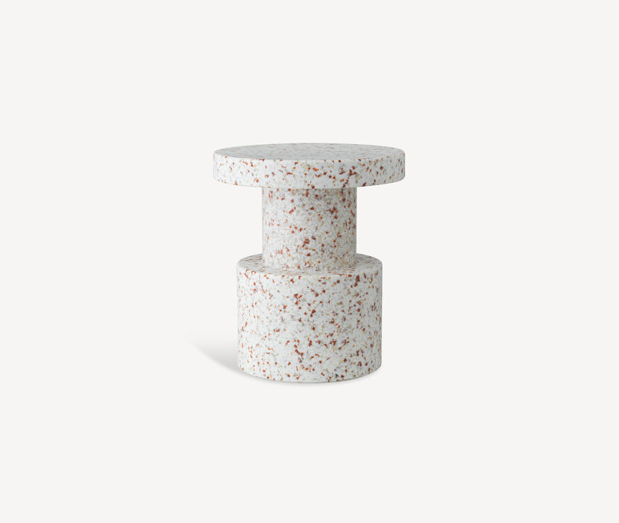 Normann Copenhagen 'Bit' stool, white White NOCO21BIT261WHI