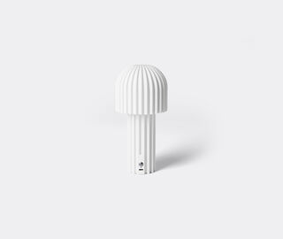 artetica 'Pliss&eacute;' portable lamp, vanilla IVORY ARTE26LAM218IVO