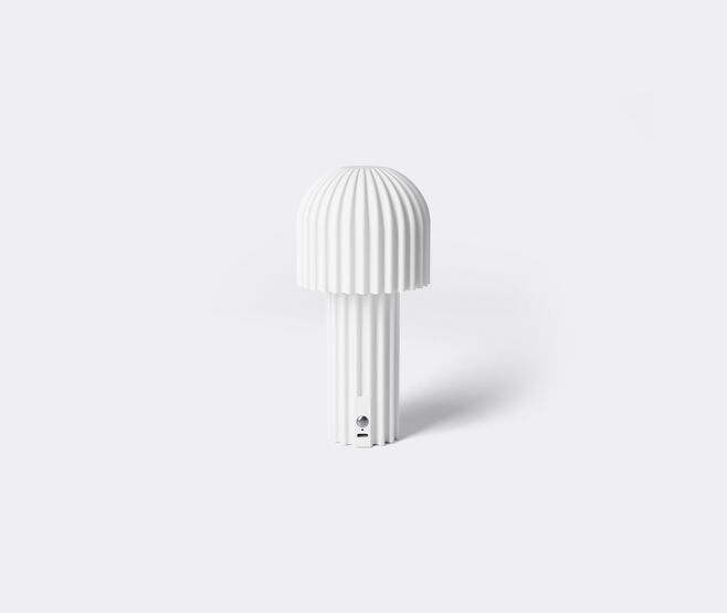 artetica 'Pliss&eacute;' portable lamp, vanilla IVORY ARTE26LAM218IVO