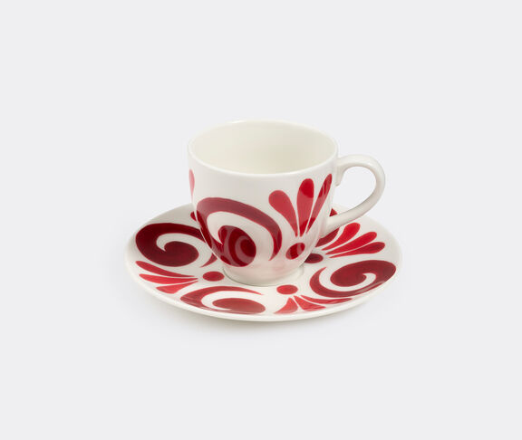 THEMIS Z 'Kyma' tea cup and saucer, red undefined ${masterID}