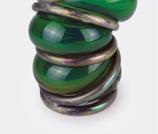 Vanessa Mitrani 'Chain Ring' vase, green GREEN VAMI22CHA306GRN