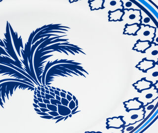 Aquazzura Casa 'Jaipur' charger plate, blue BLUE AQUA23JAI430BLU