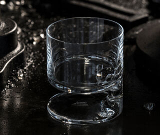 Arnolfo di Cambio 'Smoke' old fashioned tumbler glass, set of two, clear TRANSPARENT ARCA26SMO036TRA