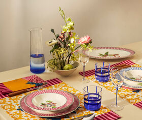 Lisa Corti &#39;Sariska&#39; plate, set of three, pink PINK LICO25SET695PIN