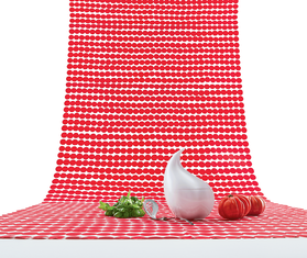 Alessi 'Nunziatella' mozzarella set WHITE ALES20NUN165WHI