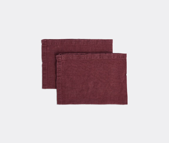 Once Milano Placemats, set of two, wine BURGUNDY ONMI22PLA553BUR