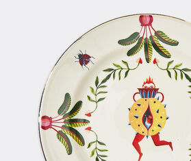 La DoubleJ &#39;Citrus Scarabs&#39; dessert plate, set of two MULTICOLOUR LADJ22DES984MUL