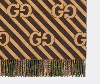 Gucci 'Gucci tartan' blanket, green MULTICOLOUR GUCC21PLA279GRN