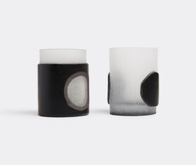 Tom Dixon Carved stem vase, set of two BLACK TODI19CAR873BLK