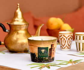 Baobab Collection &#39;Orientalist Koutoubia&#39; candle, small, brown and green GREEN BAOB24SCE171MUL