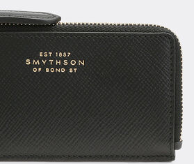 Smythson 'Panama' flat coin purse, black BLACK SMYT22PAN654BLK