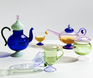 Ichendorf Milano 'Sogni D&rsquo;Oriente' teapot, blue and green MULTICOLOUR ICMI25SOG266MUL