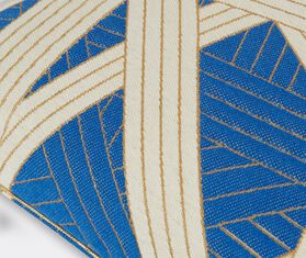 Missoni &#39;Nastri&#39; cushion, rectangular, blue BLUE MIHO23NAS785MUL