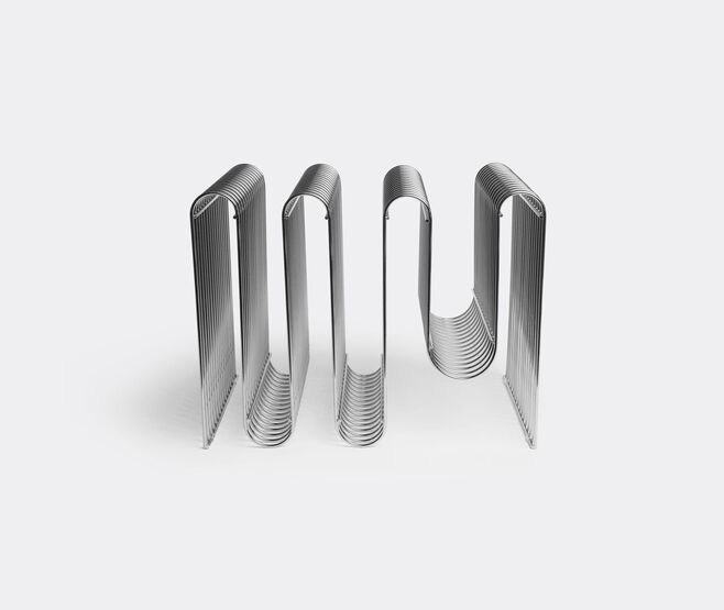 AYTM 'Curva' magazine holder SILVER AYTM17CUR064SIL