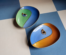 L&#39;Objet &#39;Lito&#39; vide poche, blue and orange MULTICOLOUR LOBJ21LIT333MUL