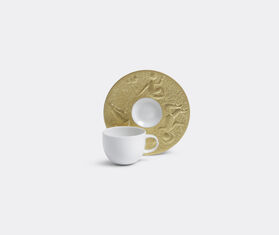 Rosenthal &lsquo;Magic Flute Sarastro&rsquo; low cup with saucer, small MULTICOLOUR ROSE15CUP818GOL