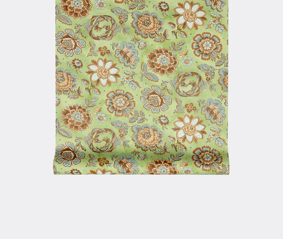 Gucci Mehndy Flower Wallpaper Grass Dew Green,Multicolour ${masterID} 2
