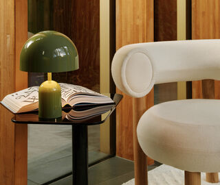 Tom Dixon 'Bell' portable lamp, moss MULTICOLOUR TODI25BEL138GRN
