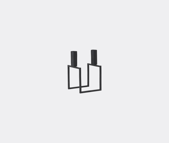 Audo Copenhagen 'Line' candleholder, black BLACK BYLA22LIN132BLK
